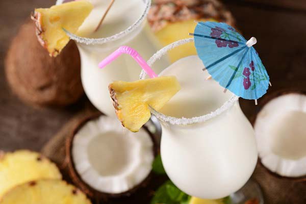 ترکیبات انواع کوکتل شیر نارگیل