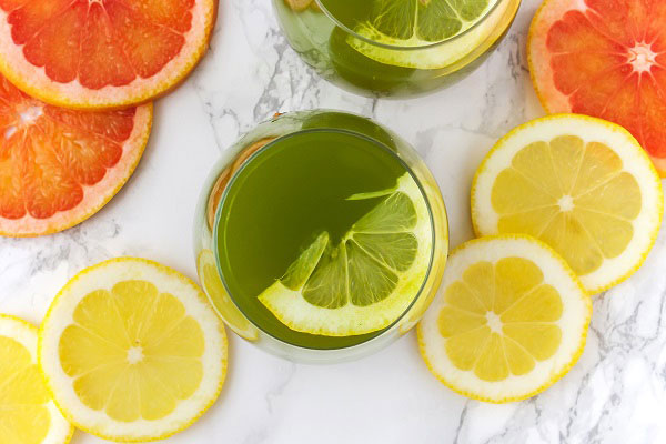 طرز تهیه آب سم‌زدا پرتقال و لیمو