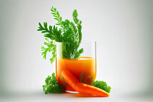آب هویج با انواع سبزی‌های معطر