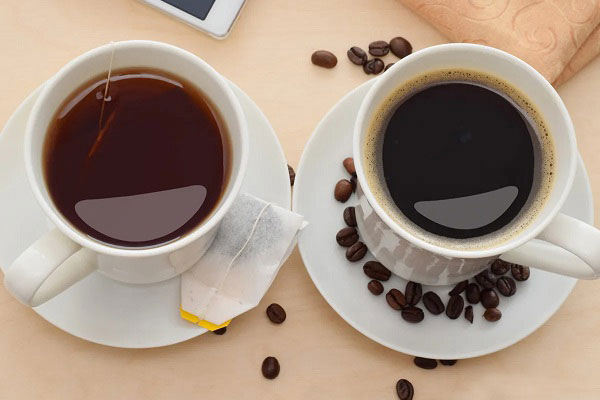 میزان کافئین قهوه و چای