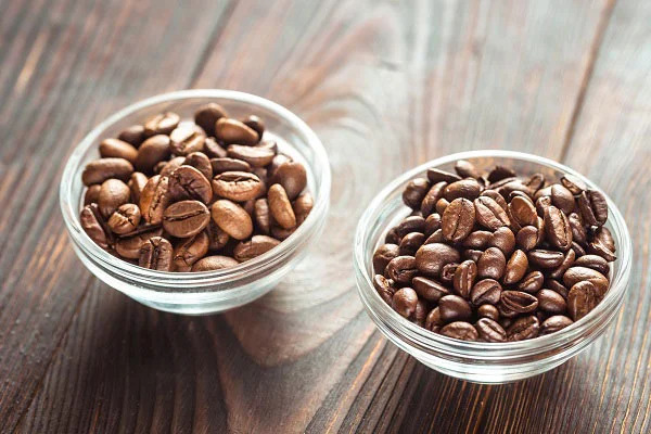 تفاوت شکل قهوه عربیکا و روبوستا