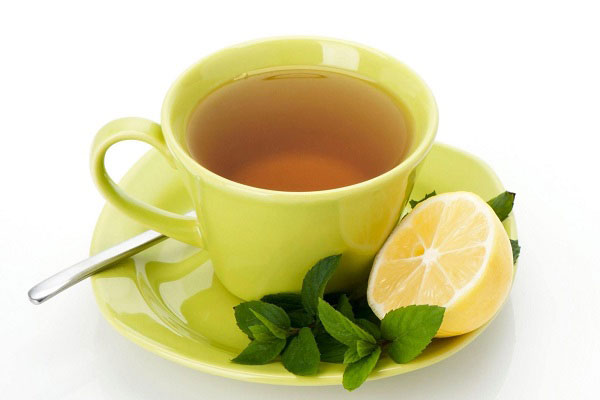 طرز تهیه چای سبز و لیمو