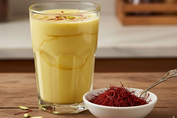 مواد لازم برای تهیه نوشیدنی گرم نارگیل و زعفران